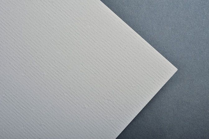 Gray Laid Business Card & Stationery Stock