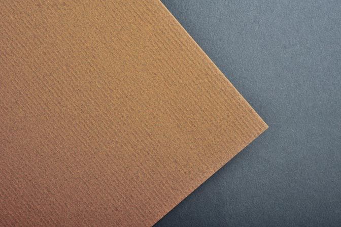 Peppered Bronze Classic Laid Business Card Stock