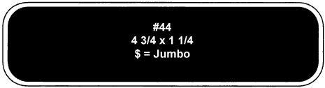 44 Jumbo Sample