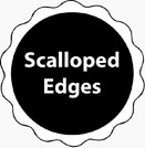 Scalloped Edge Samples